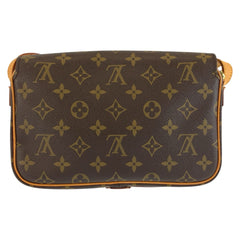 ルイ ヴィトン モノグラム サンジェルマン ショルダーバッグ ポシェット M51210 ブラウン PVC レザー レディース LOUIS VUITTON 中古