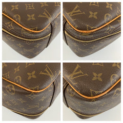 ルイ ヴィトン モノグラム エクスキュルシオン ハンドバッグ M41450 ブラウン PVC レザー レディース LOUIS VUITTON 中古