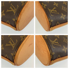 ルイ ヴィトン モノグラム ドルーオ ショルダーバッグ ポシェット M51290 ブラウン PVC レザー レディース LOUIS VUITTON 中古