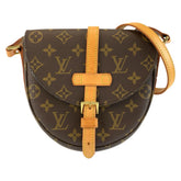 ルイ ヴィトン モノグラム シャンティPM ショルダーバッグ ポシェット M51234 ブラウン PVC レザー レディース LOUIS VUITTON 中古