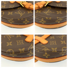 ルイ ヴィトン モノグラム シャンティPM ショルダーバッグ ポシェット M51234 ブラウン PVC レザー レディース LOUIS VUITTON 中古