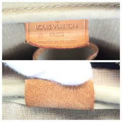 ルイ ヴィトン モノグラム ドーヴィル ハンドバッグ M47270 ブラウン PVC レザー レディース LOUIS VUITTON 中古