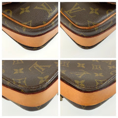 ルイ ヴィトン モノグラム カルトシエールPM ショルダーバッグ ポシェット M51254 ブラウン PVC レザー レディース LOUIS VUITTON 中古