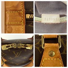 ルイ ヴィトン モノグラム アルマ ハンドバッグ M51130 ブラウン PVC レザー レディース LOUIS VUITTON 中古