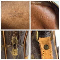 ルイ ヴィトン モノグラム アマゾン ショルダーバッグ ポシェット M45236 ブラウン PVC レザー レディース LOUIS VUITTON 中古