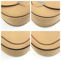 セリーヌ スモール トロッター ショルダーバッグ ポシェット ベージュ レザー レディース CELINE 中古