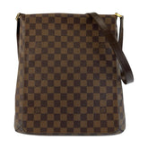 ルイ ヴィトン ダミエ ミュゼット ショルダーバッグ メッセンジャーバッグ N51302 ブラウン PVC レディース LOUIS VUITTON 中古
