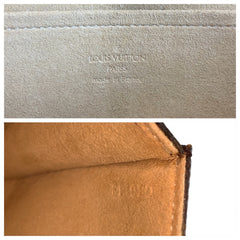 ルイ ヴィトン モノグラム ポシェットツインGM ショルダーバッグ ポシェット M51852 ブラウン PVC レザー レディース LOUIS VUITTON 中古