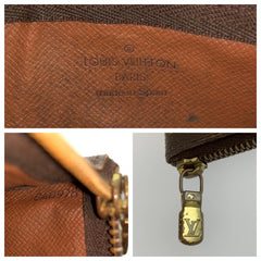 ルイ ヴィトン モノグラム ポシェット クレ キーケース コインケース M62650 ブラウン PVC メンズ LOUIS VUITTON 中古
