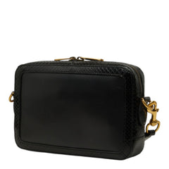 グッチ GGマーモント ショルダーバッグ クラッチバッグ 2WAY 710861 ブラック パイソン レザー レディース GUCCI 中古