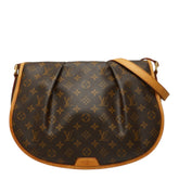 ルイ ヴィトン モノグラム メニルモンタンMM 斜めがけ ショルダーバッグ M40473 ブラウン PVC レザー レディース LOUIS VUITTON 中古