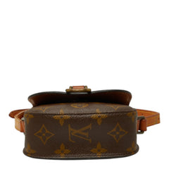 ルイ ヴィトン モノグラム ミニミニ サンクルー ショルダーバッグ M51245 ブラウン PVC レザー レディース LOUIS VUITTON 中古