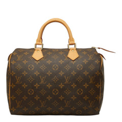 ルイ ヴィトン モノグラム スピーディ30 ハンドバッグ ミニボストンバッグ M41526 ブラウン PVC レザー レディース LOUIS VUITTON 中古