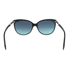 ティファニー アトラス サングラス TF 4097 8001/9S ブルー ブラック プラスチック メタル エナメル レディース TIFFANY&Co. 中古