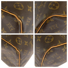 ルイ ヴィトン モノグラム キーポル 50 ボストンバッグ 旅行バッグ M41426 ブラウン PVC レザー メンズ LOUIS VUITTON 中古