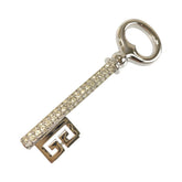 ジバンシー キーモチーフ ブローチ ピン シルバー メタル ラインストーン レディース Givenchy 中古