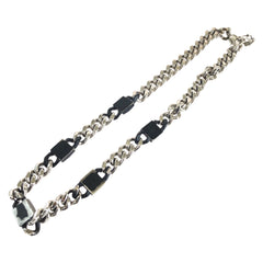 ジバンシー 4G チェーン ネックレス ブラック 真鍮 レディース Givenchy 中古