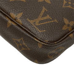 ルイ ヴィトン モノグラム ポシェット アクセソワール ハンドバッグ M51980 ブラウン PVC レザー レディース LOUIS VUITTON 中古