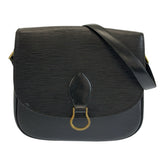 ルイ ヴィトン エピ サンクルー ショルダーバッグ ポシェット M52192 ブラック レザー レディース LOUIS VUITTON 中古