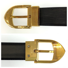 ルイ ヴィトン エピ サンチュール クラシック ベルト M6832Q ブラック レザー メンズ LOUIS VUITTON 中古