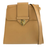 イヴ サンローラン YSL ショルダーバッグ ポシェット ベージュ レザー レディース YVES SAINT LAURENT 中古