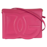 ドルチェアンドガッバーナ DGロゴ ショルダーバッグ クラッチバッグ 2WAY BB7287 AW576 ピンク レザー レディース DOLCE&GABBANA 中古