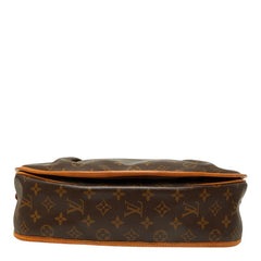 ルイ ヴィトン モノグラム メニルモンタンMM 斜めがけ ショルダーバッグ M40473 ブラウン PVC レザー レディース LOUIS VUITTON 中古