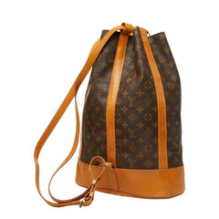 ルイ ヴィトン モノグラム ランドネGM ショルダーバッグ M42244 ブラウン PVC レザー レディース LOUIS VUITTON 中古