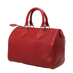 ルイ ヴィトン エピ スピーディ25 ハンドバッグ ミニボストンバッグ M43017 カスティリアンレッド レザー レディース LOUIS VUITTON 中古