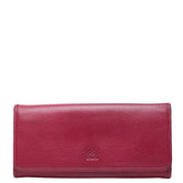 ロエベ アナグラム 長財布 ピンク系 レザー レディース LOEWE 中古