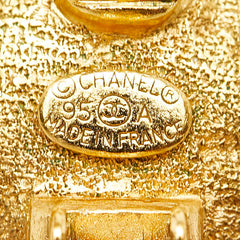 シャネル ココマーク ラウンド イヤリング 95A ヴィンテージ ゴールド メッキ GP レディース CHANEL 中古