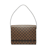 ルイ ヴィトン ダミエ トライベレッカ カレ ショルダーバッグ ワンショルダー N51161 ブラウン PVC レザー レディース LOUIS VUITTON 中古