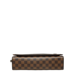 ルイ ヴィトン ダミエ トライベレッカ カレ ショルダーバッグ ワンショルダー N51161 ブラウン PVC レザー レディース LOUIS VUITTON 中古