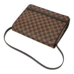 ルイ ヴィトン ダミエ トライベレッカ カレ ショルダーバッグ ワンショルダー N51161 ブラウン PVC レザー レディース LOUIS VUITTON 中古