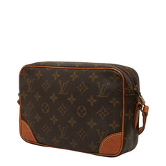 ルイ ヴィトン モノグラム トロカデロ24 斜め掛け ショルダーバッグ M51276 ブラウン PVC レザー レディース LOUIS VUITTON 中古