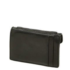 サンローラン カサンドラ ギャビー カードケース ブラック ラムスキン レディース SAINT LAURENT 中古
