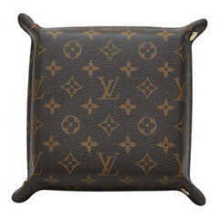 ルイ ヴィトン モノグラム ヴィドポッシュ アクセサリートレー 小物入れ ブラウン ピンク PVC レディース LOUIS VUITTON 中古