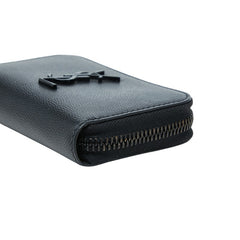 サンローラン YSLロゴ コインケース ブラック レザー レディース SAINT LAURENT 中古