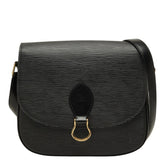 ルイ ヴィトン エピ サンクルー 斜め掛け ショルダーバッグ ポシェット M52192 ブラック レザー レディース LOUIS VUITTON 中古