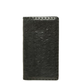 バレンシアガ 長財布 ブラック オーストリッチ メンズ BALENCIAGA 中古