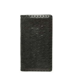 バレンシアガ 長財布 ブラック オーストリッチ メンズ BALENCIAGA 中古