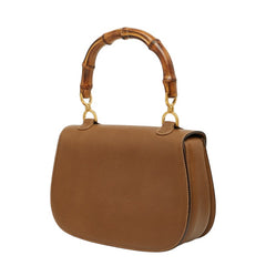 グッチ バンブー ハンドバッグ 2WAY ショルダーバッグ 000290633 ブラウン レザー レディース GUCCI 中古