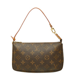 ルイ ヴィトン モノグラム アクセソワール ポシェット ポーチ M51980 ブラウン PVC レザー レディース LOUIS VUITTON 中古