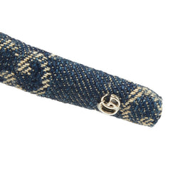 グッチ GGデニム カチューシャ ヘアアクセサリー 652853 インディゴブルー デニム レディース GUCCI 中古