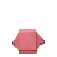 ロエベ ハンモック ドローストリング ハンドバッグ ショルダーバッグ 2WAY ピンク レザー レディース LOEWE 中古