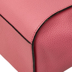 ロエベ ハンモック ドローストリング ハンドバッグ ショルダーバッグ 2WAY ピンク レザー レディース LOEWE 中古