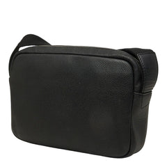 ロエベ ミリタリー メッセンジャー クロスボディ 斜め掛け ショルダーバッグ B553A72X22 ブラック レザー メンズ LOEWE 中古