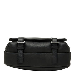 ロエベ ミリタリー メッセンジャー クロスボディ 斜め掛け ショルダーバッグ B553A72X22 ブラック レザー メンズ LOEWE 中古