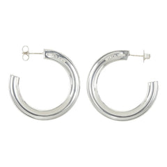 ティファニー 1837 フープピアス フラット ピアス シルバー SV925 シルバー レディース TIFFANY&Co. 中古
