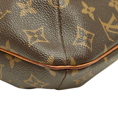 ルイ ヴィトン モノグラム ミュゼット 斜め掛け ショルダーバッグ M51256 ブラウン PVC レザー レディース LOUIS VUITTON 中古